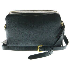 Prada Leather Black Vitello Shoulder Phoenix Camera Bag